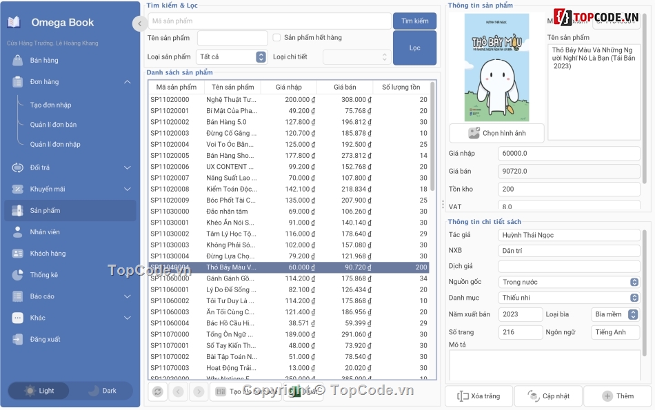 code web bán sách,đồ án bán sách java swing mysql,ứng dụng bán sách java swing mysql full báo cáo,bán sách mysql java