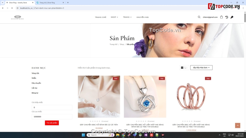 Share code đồ án bán trang sức php mysql,Share code đồ án web bán hàng trang sức php,đồ án web bán trang sức php mysql