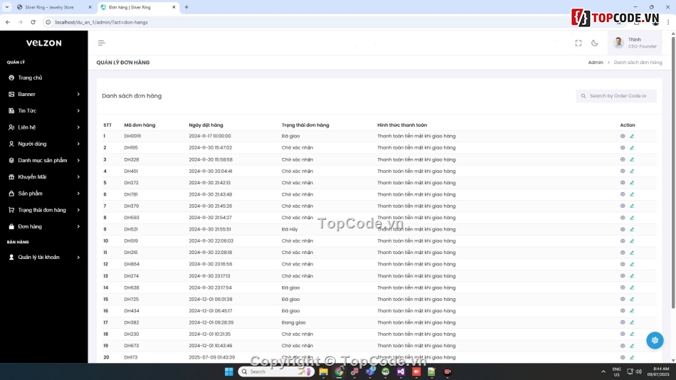Share code đồ án bán trang sức php mysql,Share code đồ án web bán hàng trang sức php,đồ án web bán trang sức php mysql