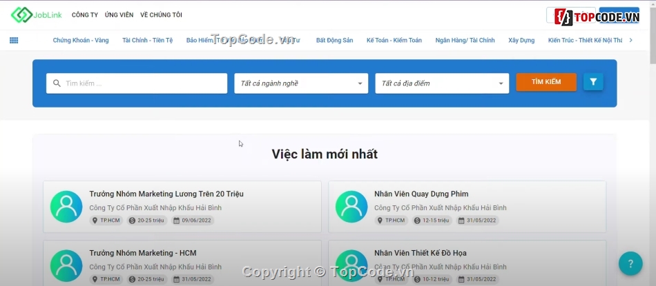 Đồ án website tuyển dụng,website tìm việc làm,tuyển dụng,code tuyển dụng,Dự án website,Đồ án tốt nghiệp