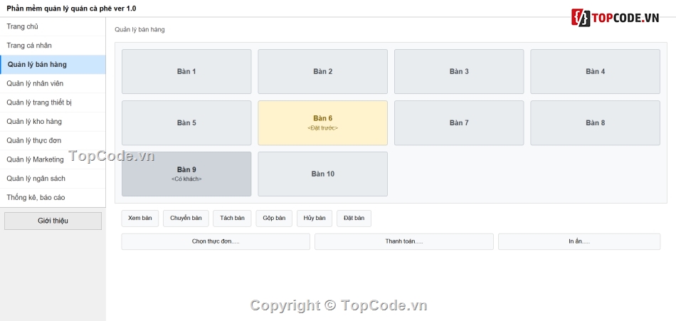 Đồ án springboot quản lý quán cà phê,Đồ án quản lý quán cà phê java mysql,Đồ án quản lý cửa hàng cà phê full báo cáo