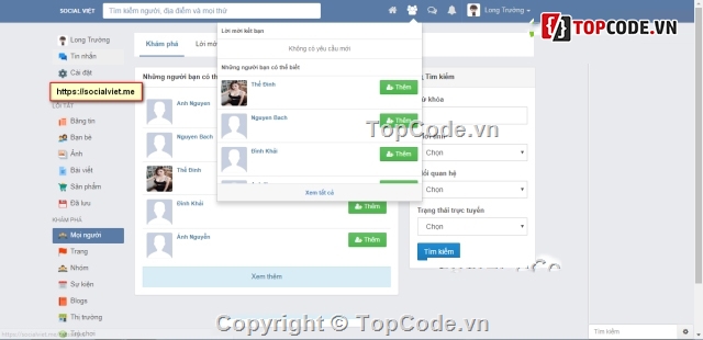 Sngine Facebook,MXH,book,Update,cach code giao dien facebook newsfeed,code facebook