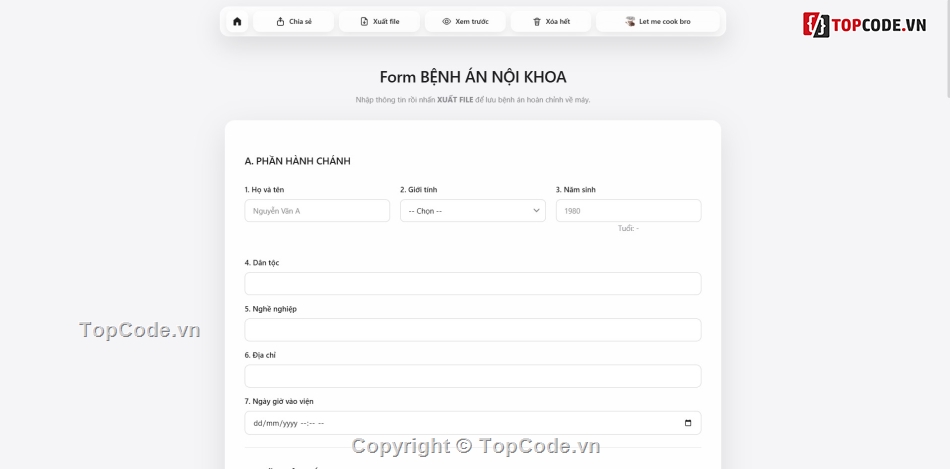 Đồ án web app hỗ trợ làm bệnh án y khoa,Đồ án tốt nghiệp y sinh tích hợp AI y học,Web app cộng tác làm bệnh án nhóm qua WebSocket