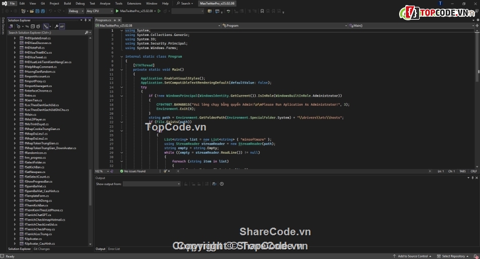 MaxDownloadVideo,tải video hàng loạt,sharecode