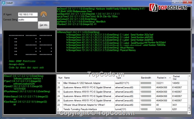 Quản Trị mạng,code C#,quản trị mạng,giao thức SNMP,công cụ quản trị mạng