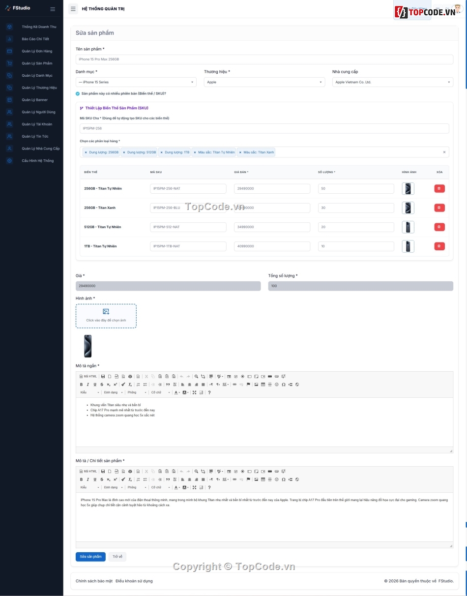 code web ban dien thoai laravel,source code website cong nghe laravel sepay vnpay,code laravel ban dien thoai day du dashboard,share code web ban hang laravel bien the sku