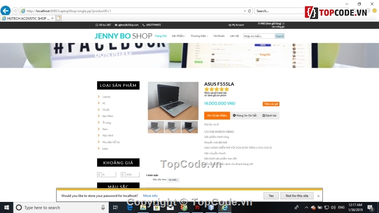website bán latop,Web bán hàng java,code website bán hàng,code java website bán hàng