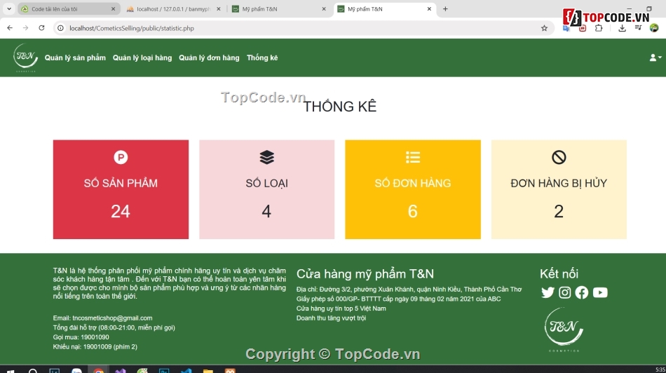 web mỹ phẩm,web làm đẹp,website mỹ phẩm,website spa