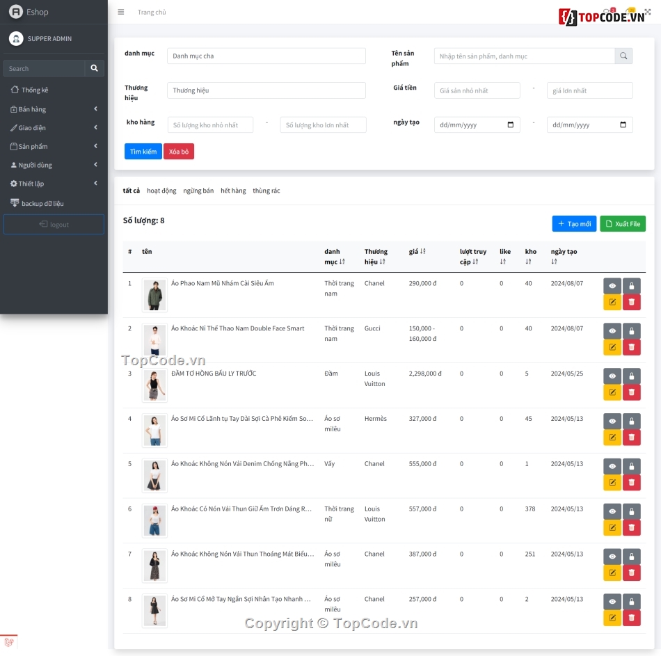 code bán áo quần,web bán quần áo,code web quần áo,source website quần áo,đồ án php