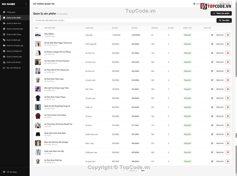 web bán quần áo nodejs reactjs,website thời trang tích hợp chatbot ai,web e commerce thời trang mongodb nodejs,web bán hàng quần áo chuyên nghiệp