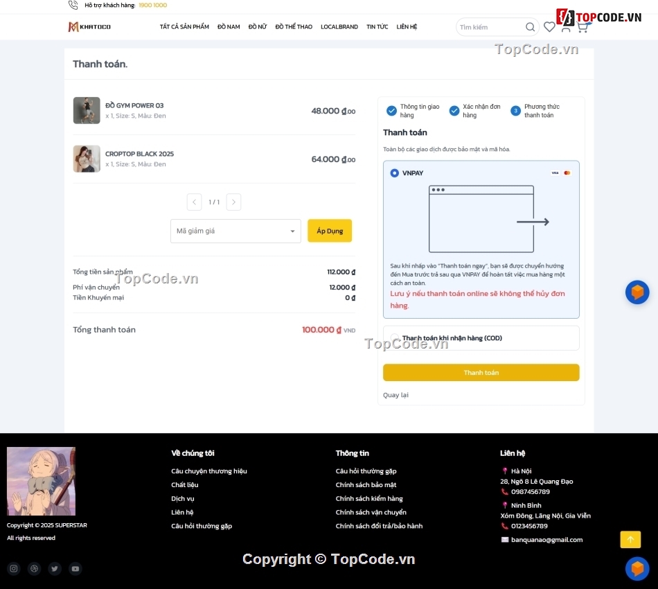 web bán quần áo,code bán áo quần,laravel,reactjs,shop quần áo,share code quần áo