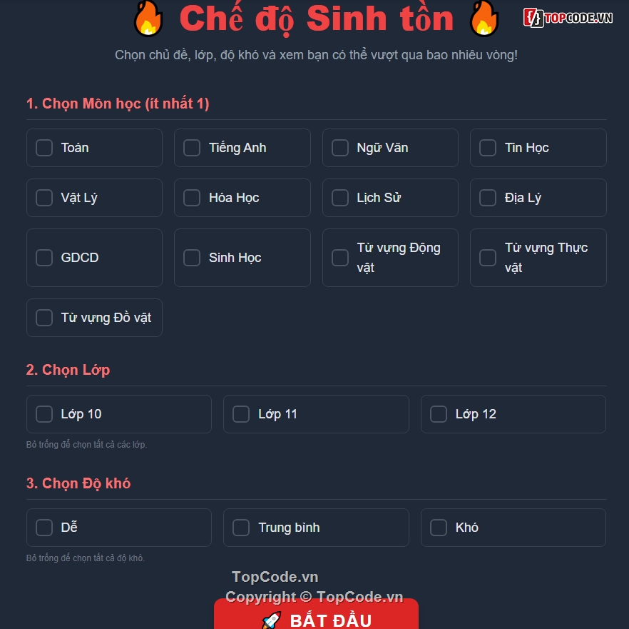 code web trắc nghiệm,website trắc nghiệm,web trắc nghiệm,souce trắc nghiệm