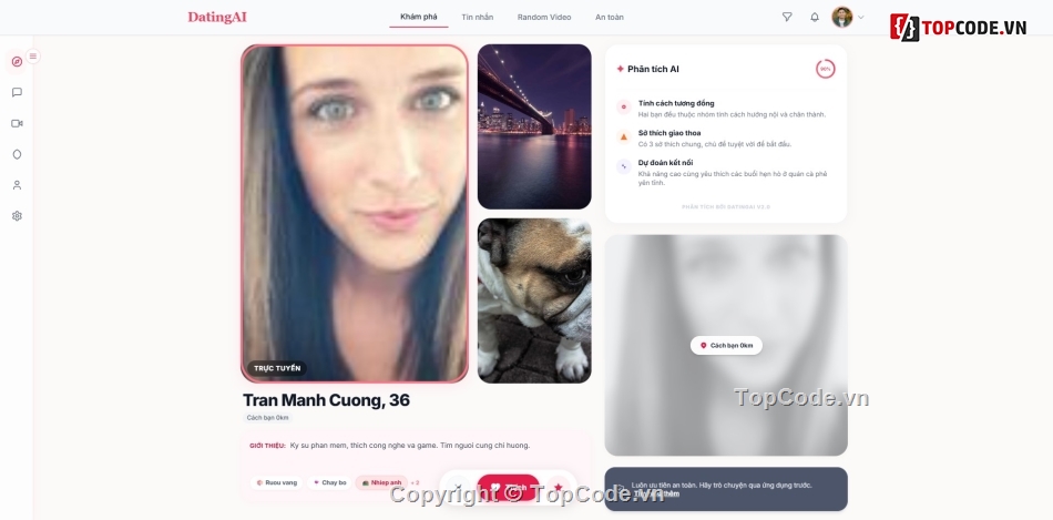 app hẹn hò ai,ứng dụng hẹn hò thông minh,fake account detection dating app,gọi video call hẹn hò,thanh toán vnpay app hẹn hò,LoveAI dating web ap
