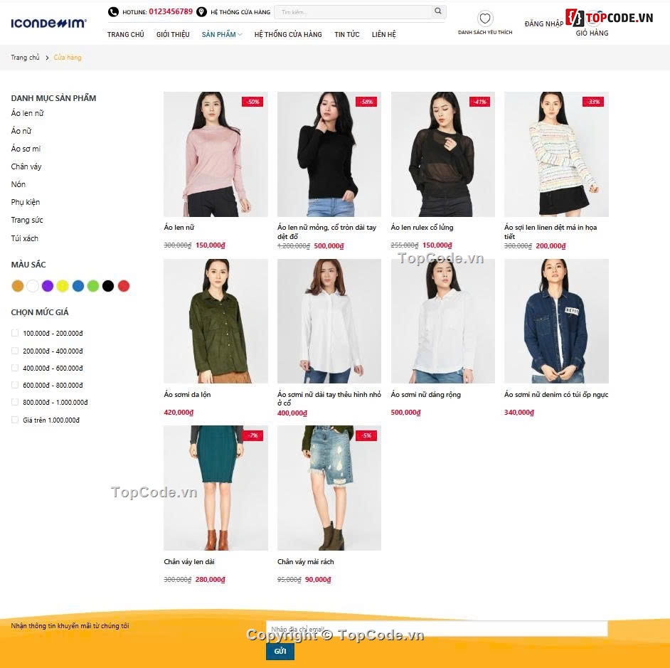 web bán quần áo,code bán áo quần,website giá rẻ,giao diện bán quần áo,Sharecode website bán quần áo giá rẻ