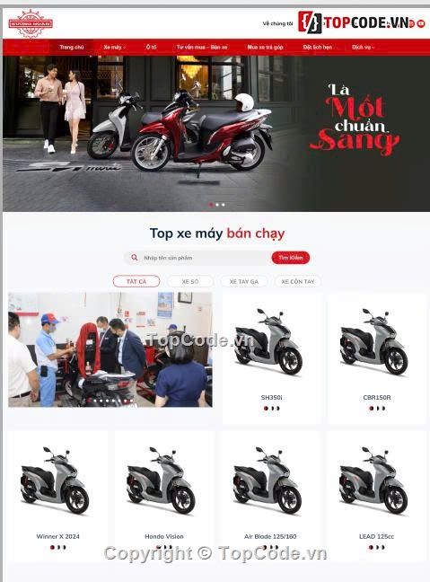 sharecode,website ô tô,bán xe máy,website bán xe máy,Sharecode website bán xe máy ô tô cực đẹp,web đẹp