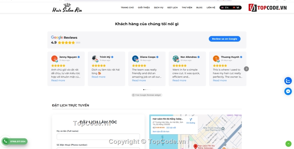 sharecode website,đặt lịch hẹn cắt tóc,cắt tóc tạo kiểu,đặt lịch salon tóc,website salon chuyên nghiệp,Sharecode Website Đặt Lịch Hẹn Cắt Tóc Tạo Kiểu Ch
