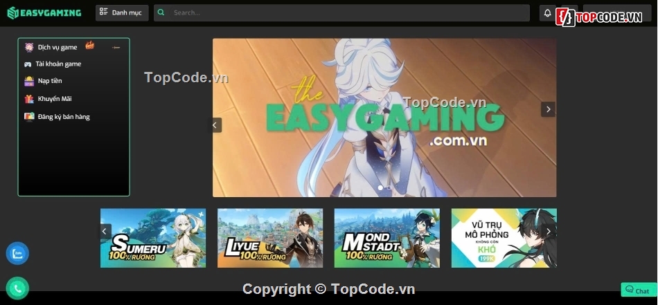 Games,code website game,dịch vụ games,cày thuê games,code web tài khoản game,Sharecode Website Dịch Vụ Tài Khoản Games Cực Xịn