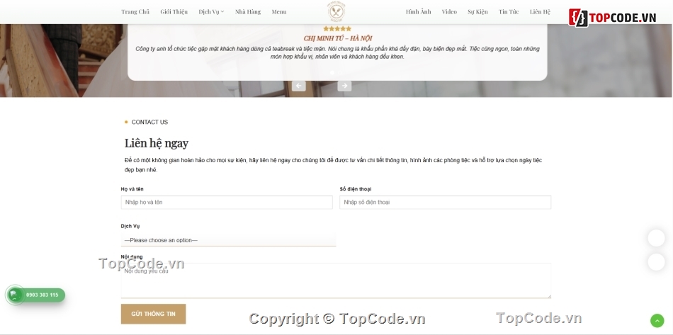 website nhà hàng,tổ chức sự kiện,tiệc cưới chuyên nghiệp,đặt tiệc nhà hàng,nhà hàng tiệc cưới,Sharecode Website Nhà Hàng Tổ Chức Sự Kiện Tiệc Cư