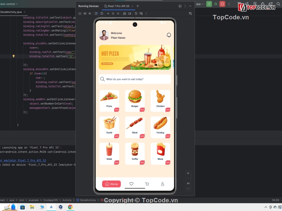 Project,Java,Ứng dụng  Android,firebase,Đồ án,FoodApp