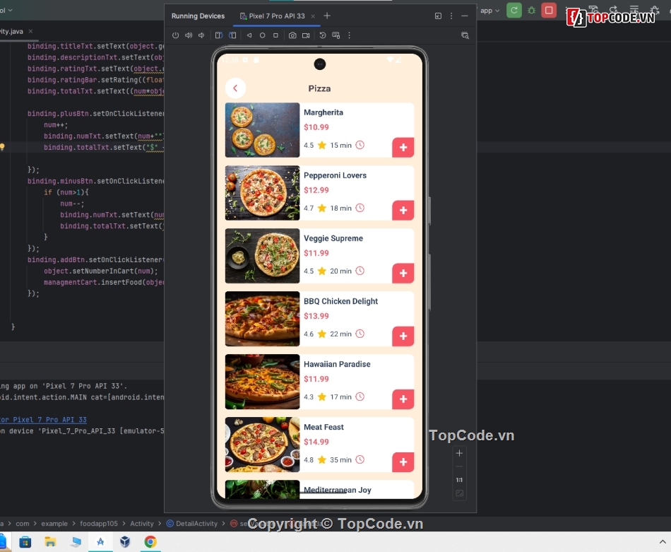 Project,Java,Ứng dụng  Android,firebase,Đồ án,FoodApp