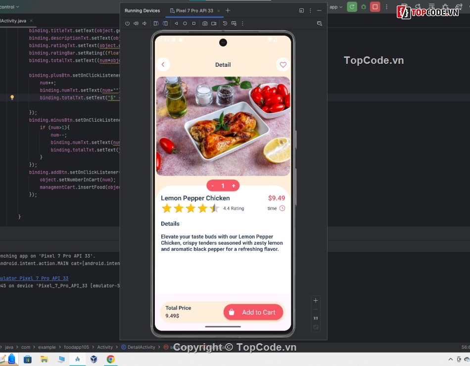 Project,Java,Ứng dụng  Android,firebase,Đồ án,FoodApp