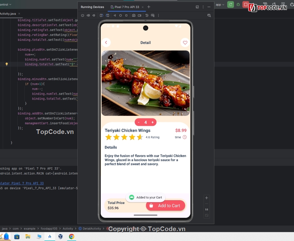 Project,Java,Ứng dụng  Android,firebase,Đồ án,FoodApp