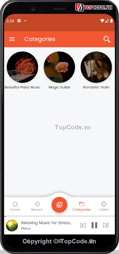 Music Online,Code Music,app android,music app