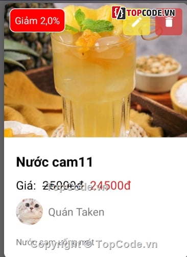 android,java,firebase,app đặt đồ ăn,food delivery,app bán hàng