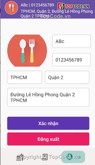 android,java,firebase,app đặt đồ ăn,food delivery,app bán hàng