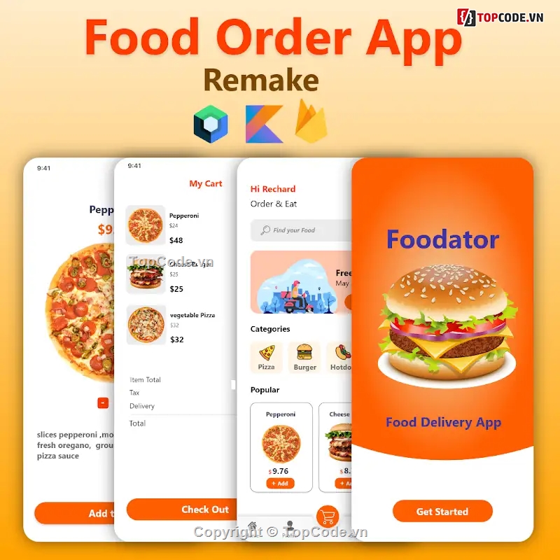 app order,mobile app,code giá rẻ,ứng dụng đặt đồ ăn,share code mobile