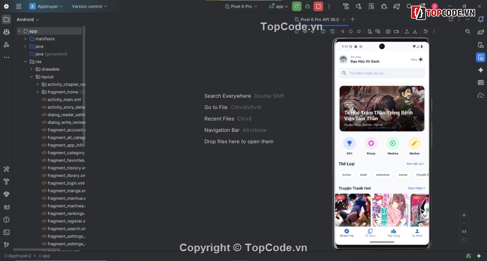 website truyện,apptruyen,code java,website laravel,code app truyện java