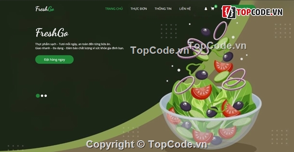 Web ẩm thực,Web bán thực phẩm sạch,Website bán thực phẩm,Web thực phẩm sạch,ASP.NET,Source code Website