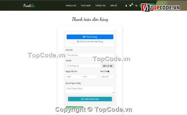 Web ẩm thực,Web bán thực phẩm sạch,Website bán thực phẩm,Web thực phẩm sạch,ASP.NET,Source code Website
