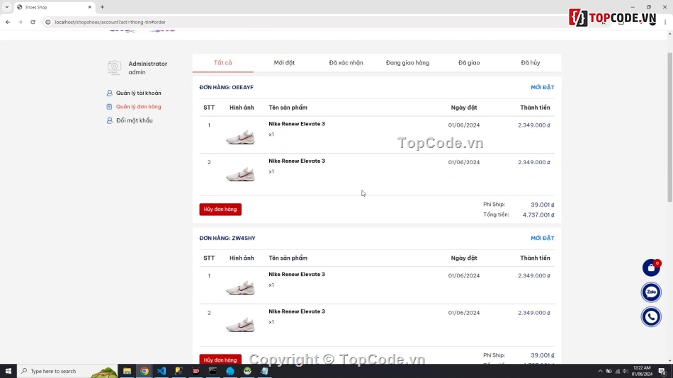 web thương mại điện tử,code đồ án web bán giày php vnpay,code đồ án web bán hàng mvc đẹp thanh toán online,đồ án web bán giày có admin quản lý sản phẩm