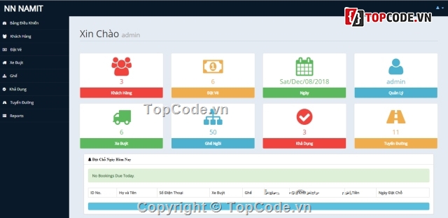 Source code bus booking,Vé Xe Bus,Đặt vé xe buyt online,Code PHP đặt vé xe buyt online