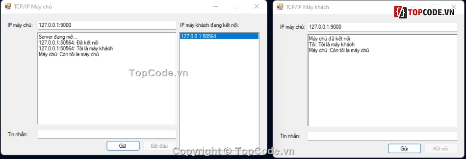 Chat TCP,chat c#,CPI,Client bằng C#