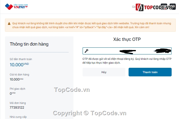 thanh toán online,thanh toán qr,source code thanh toán