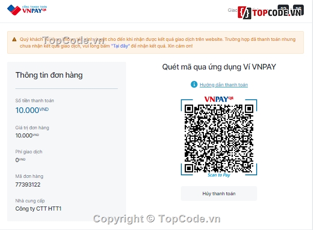 thanh toán online,thanh toán qr,source code thanh toán