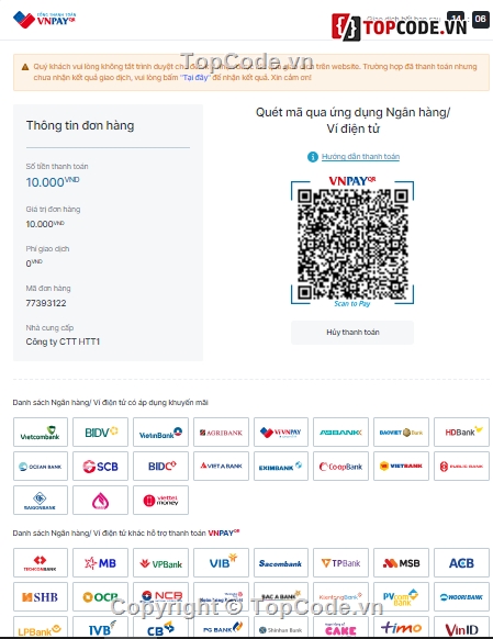 thanh toán online,thanh toán qr,source code thanh toán