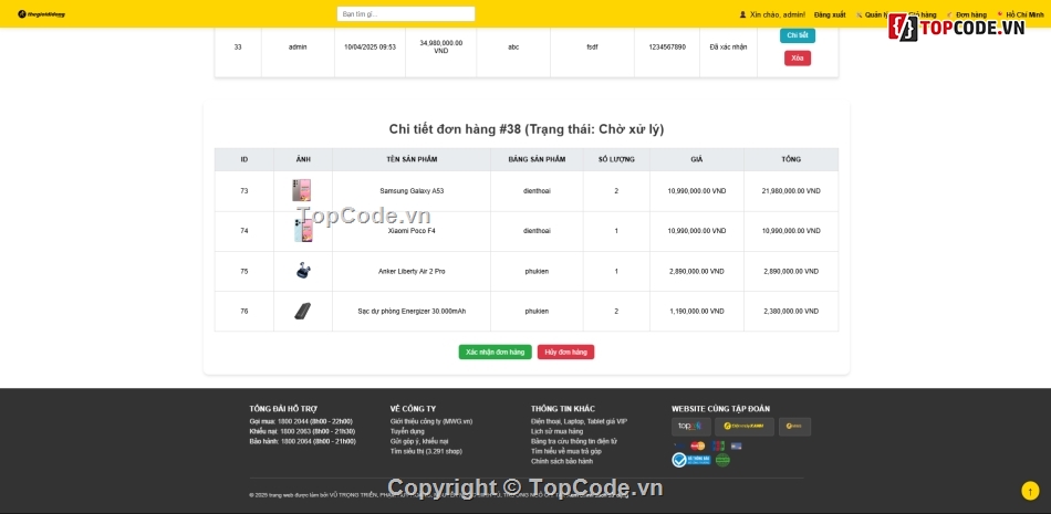 Web bán hàng,full code,bán hàng PHP,code bán hàng,Code đồ án,Code PHP Web base