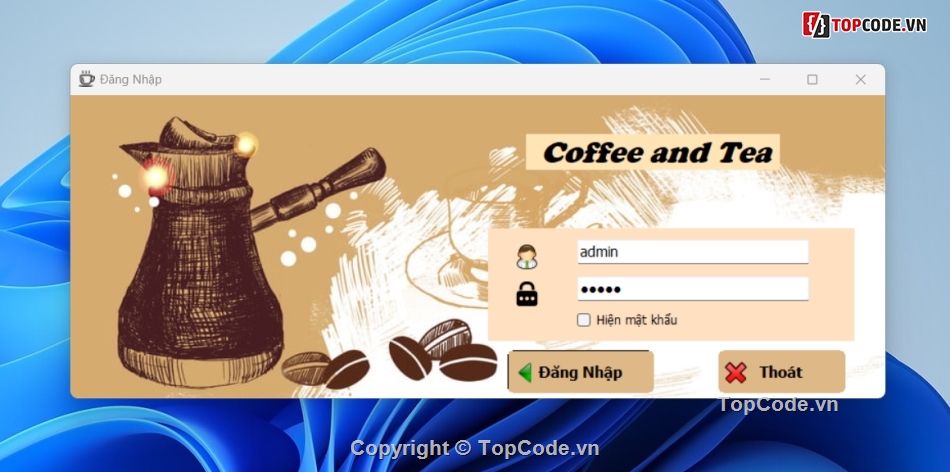 Code đồ án quản lý cafe,Code phần mềm quản lý,code C# Quản lý quán cafe,c# quản lý cafe,Code đồ án quản lý Coffee