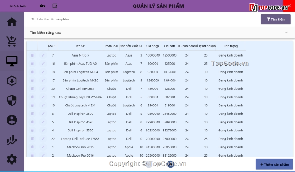 quản lý bán laptop C#,quản lý linh kiện C#,code quản lý cửa hàng,quản lý cửa hàng