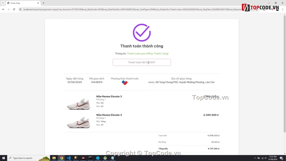 web thương mại điện tử,code đồ án web bán giày php vnpay,code đồ án web bán hàng mvc đẹp thanh toán online,đồ án web bán giày có admin quản lý sản phẩm