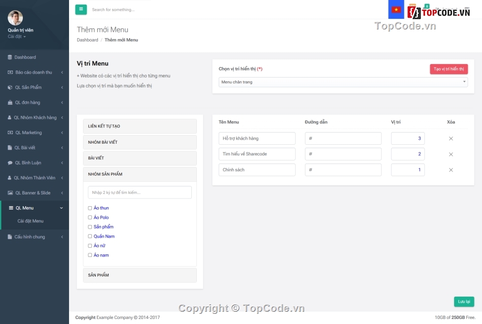 code web bán hàng,thương mại điện tử,web quần áo,web phụ kiện,source code web,share code website