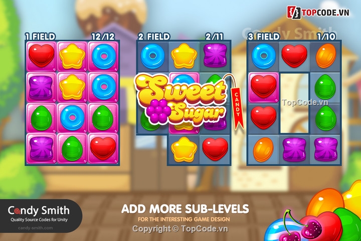 sweet candy,candy crush,candy match 3,candy crush saga,candy crush clone source code,game unity candy crush