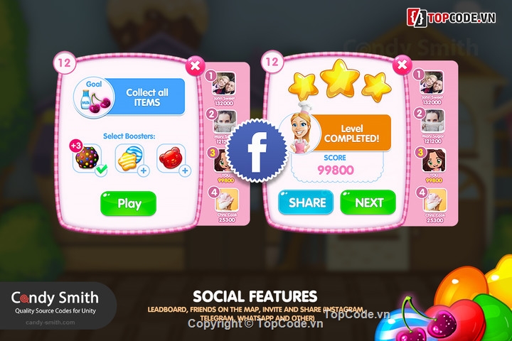 sweet candy,candy crush,candy match 3,candy crush saga,candy crush clone source code,game unity candy crush