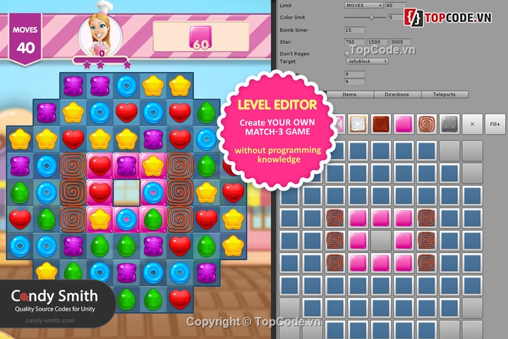 sweet candy,candy crush,candy match 3,candy crush saga,candy crush clone source code,game unity candy crush