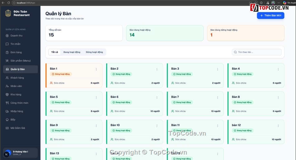 ứng dụng mobile,Code quản lý,Java Spring,web quản lý,đồ án web Java,react native