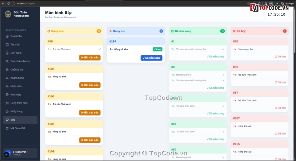 ứng dụng mobile,Code quản lý,Java Spring,web quản lý,đồ án web Java,react native