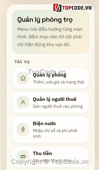 quản lý phòng trọ,quản lý nhà trọ,rental manager,mysql,python api,quản lý người thuê